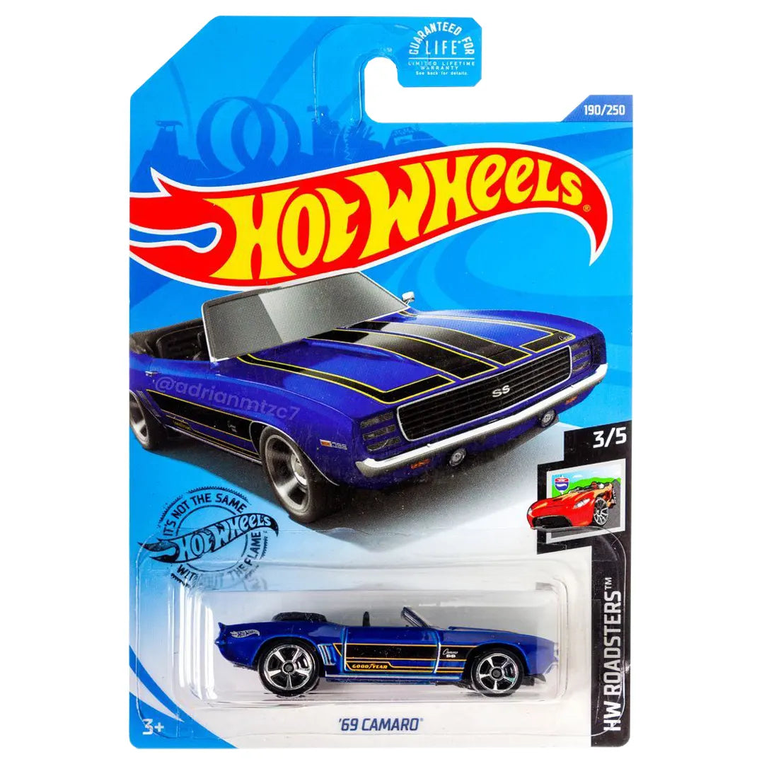 69 Camaro - Roadsters 3/5 - Hot Wheels