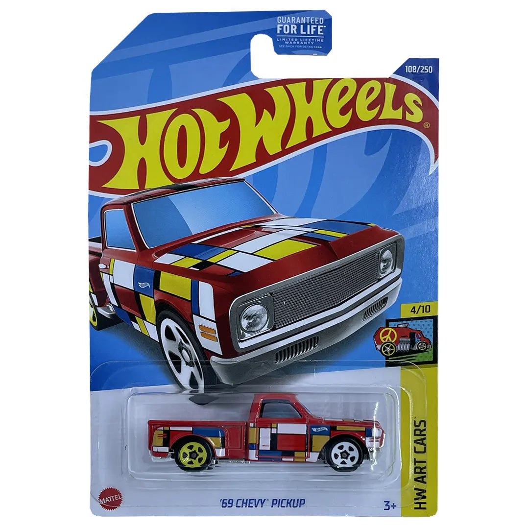 69 Chevy Pickup - Art Cars 4/10 - Hot Wheels