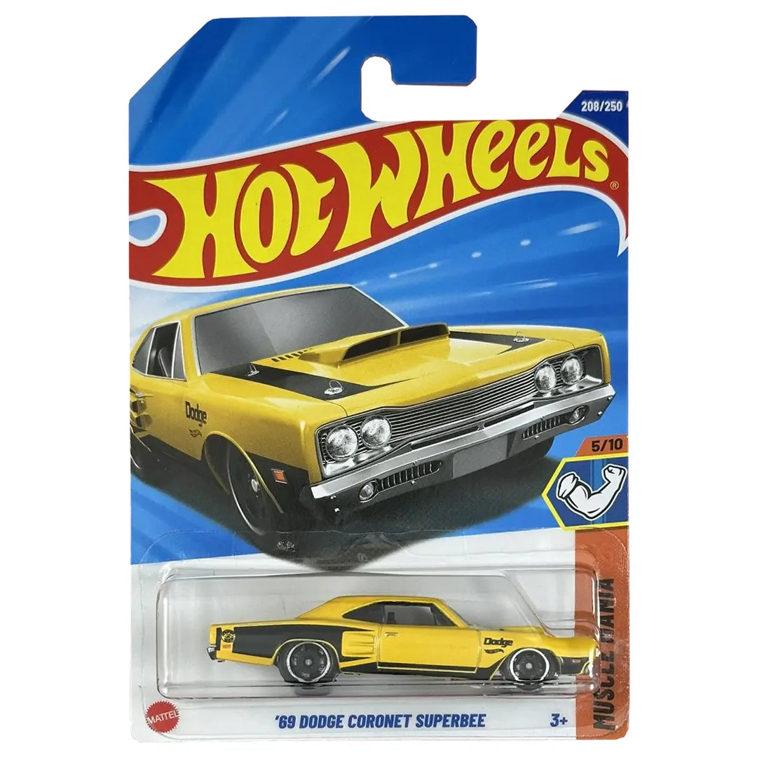 69 Dodge Coronet Superbee - Muscle Mania 5/10 - Hot Wheels
