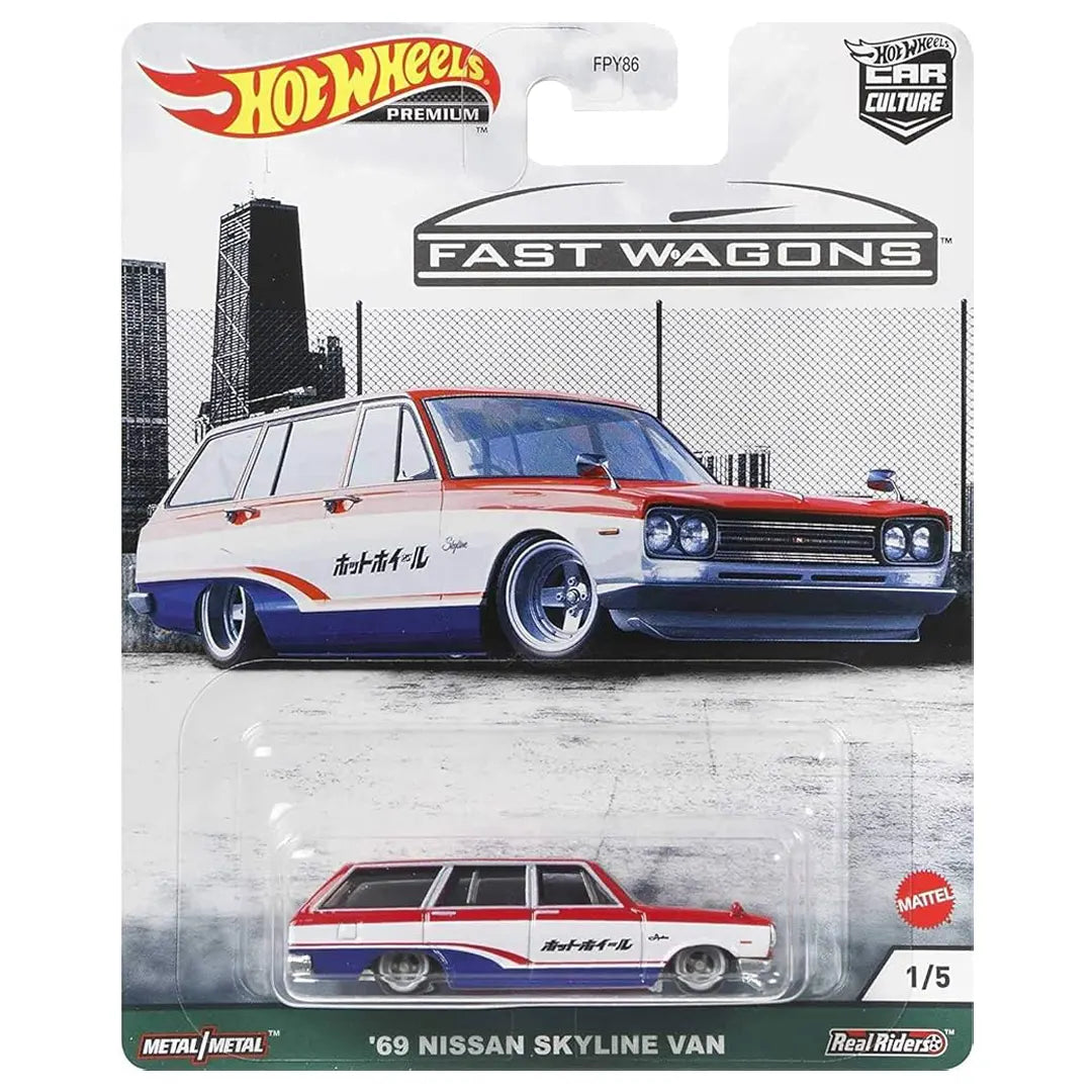69 Nissan Skyline Van - Fast Wagons 1/5 - Hot Wheels