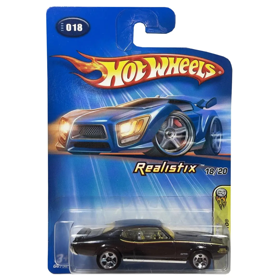 69 Pontiac GTO - 2005 First Editions 18/20 - Hot Wheels