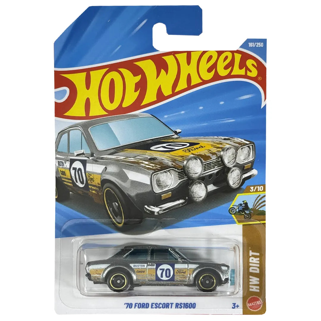 70 Ford Escort Rs1600 - Dirt 3/10 - Hot Wheels