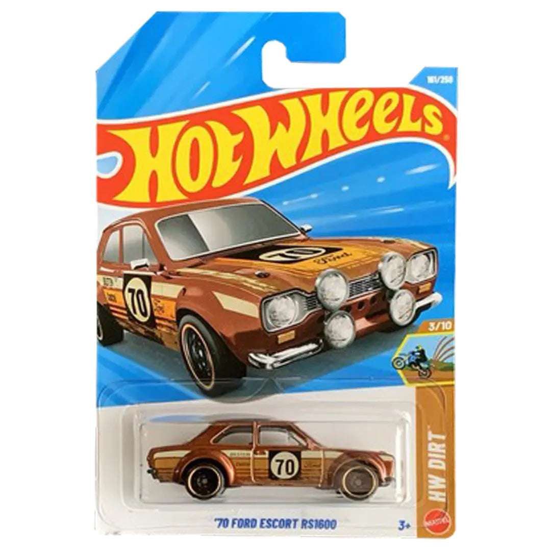 70 Ford Escort Rs1600 - Dirt 3/10- Hot Wheels