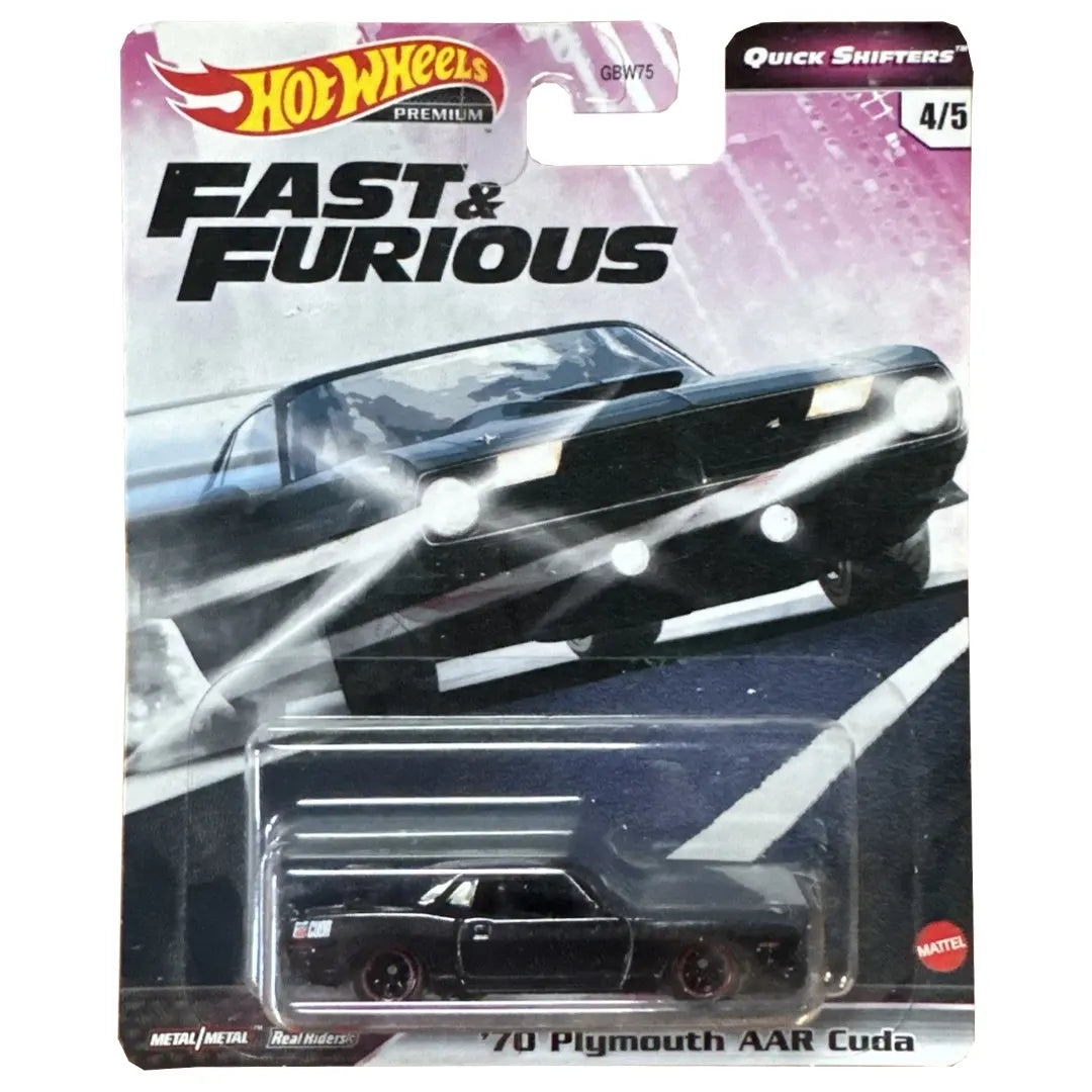 70 Plymouth AAR Cuda - Fast y Furious 4/5 - Hot Wheels