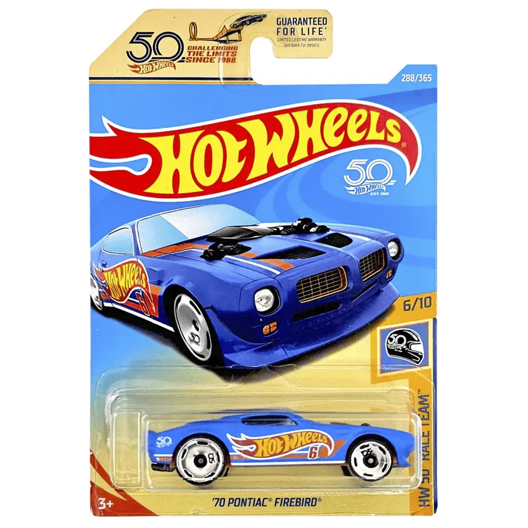 70 Pontiac Firebird - 50 Race Team 6/10 - Hot Wheels