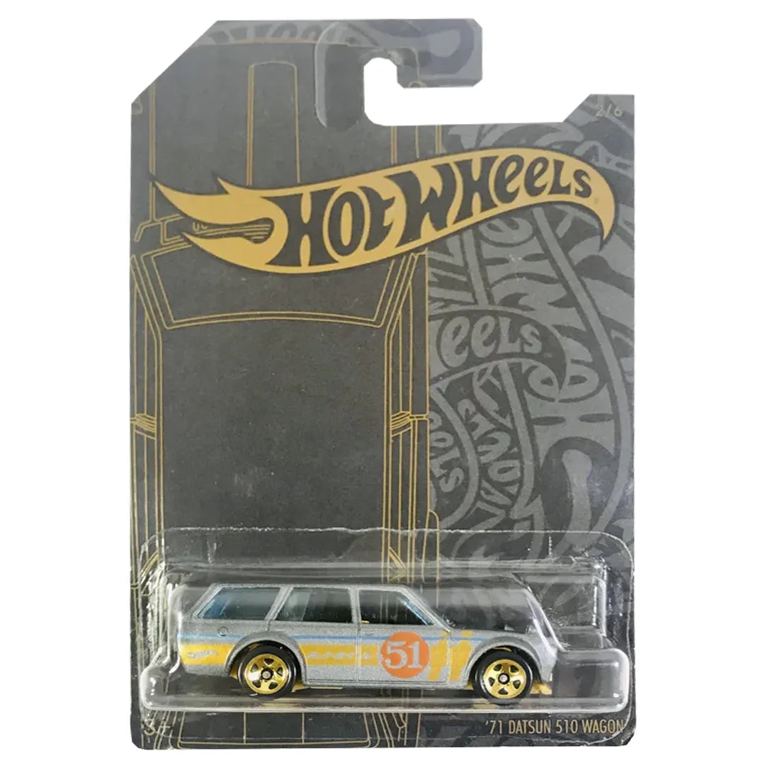71 Datsun 510 Wagon - 51 Aniversario 2/6 - Hot Wheels