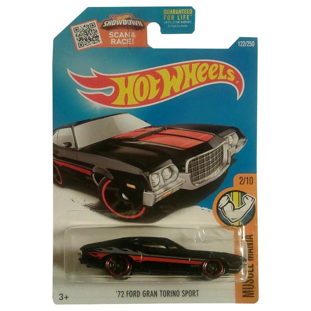 72 Ford Gran Torino Sport - Muscle Mania 2/10 - Hot Wheels