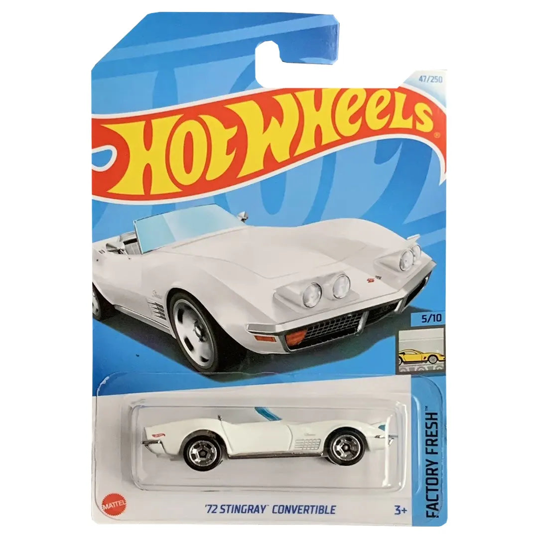 72 Stingray Convertible - Factory Fresh 5/10 - Hot Wheels