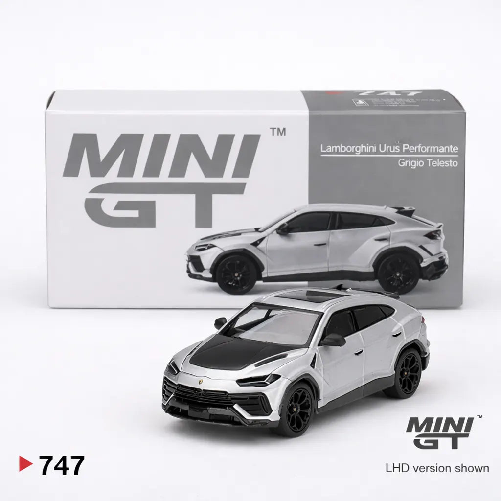 Lamborghini Urus Performante – Grigio Nimbus - 747 - Mini GT