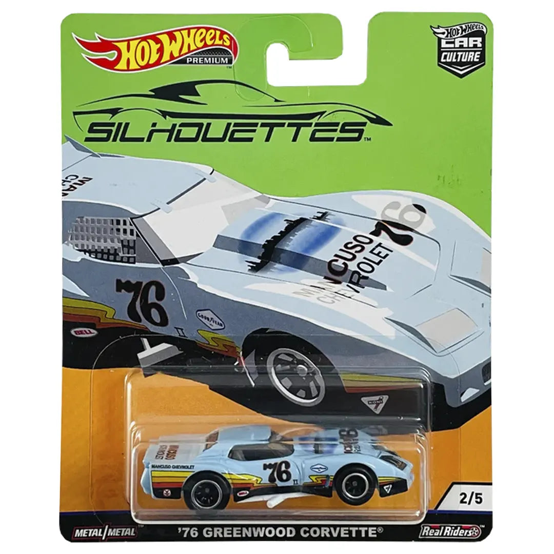 76 Greenwood Corvette - Silhouettes 2/5 - Hot Wheels