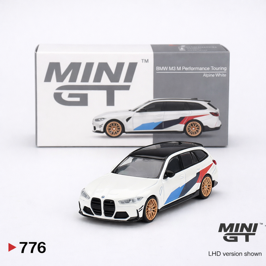 BMW M3 M Performance Touring – Alpine White - 776 - Mini GT