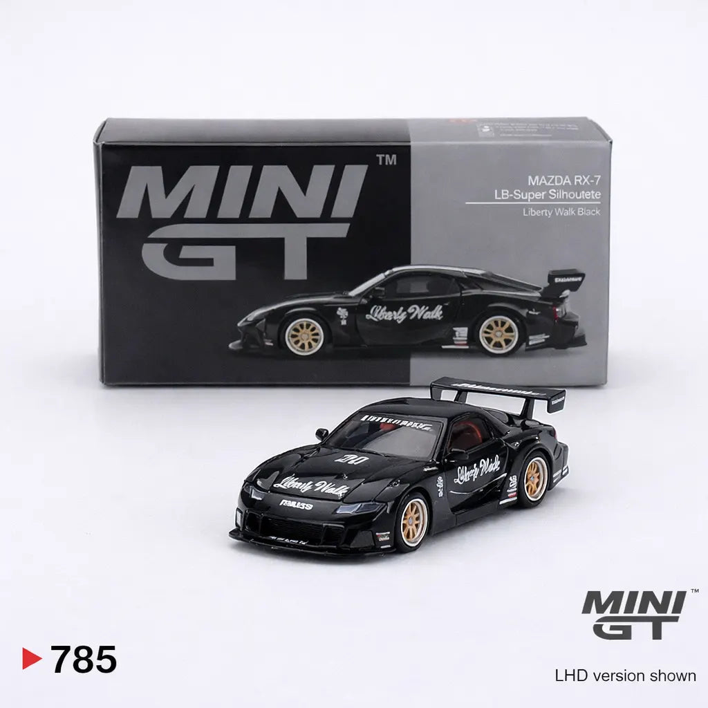 MAZDA RX-7 LB-Super Silhouette – Liberty Walk Black - 785 - Mini GT