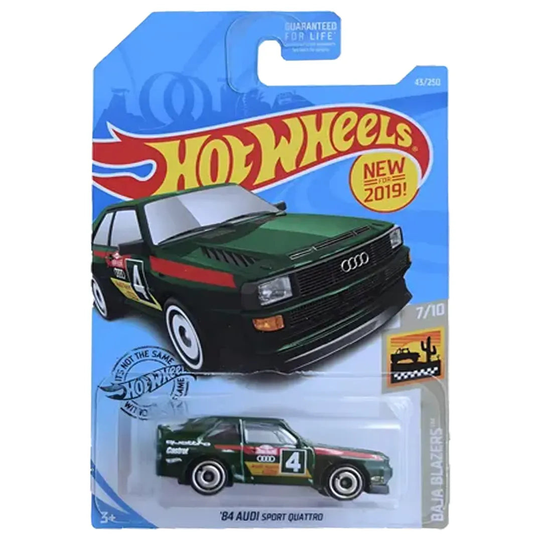 84 Audi Sport Quattro - Baja Blazers 7/10 - Hot Wheels