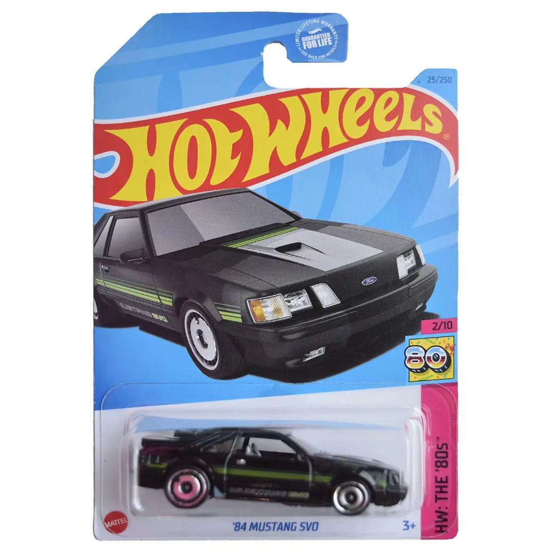 84 Mustang SVO - The 80s 2/10 - Hot Wheels