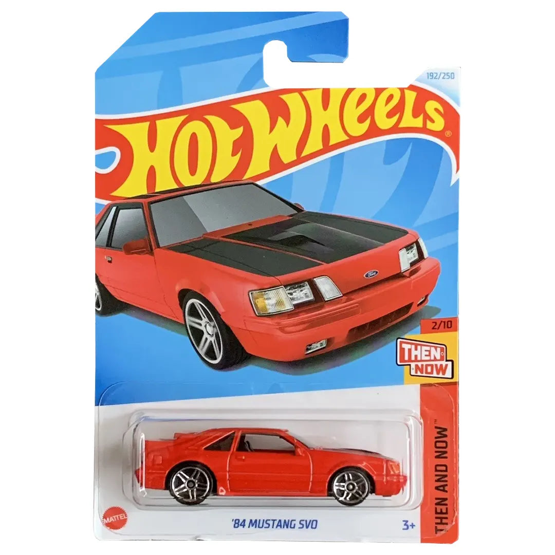 84 Mustang Svo - Then And Now 2/10 - Hot Wheels