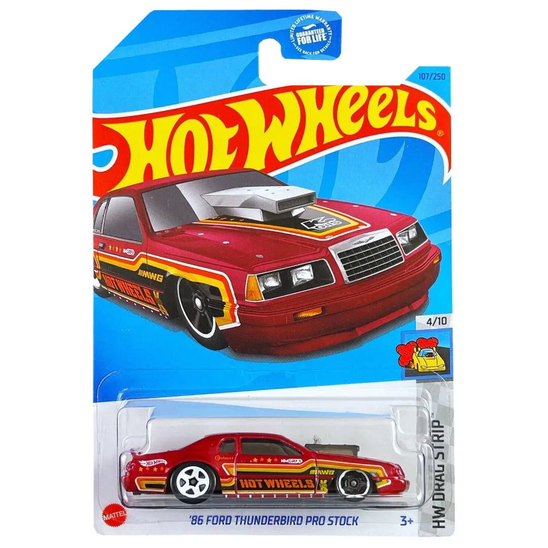 86 Ford Thunderbird Pro Stock - Drag Strip 4/10 - Hot Wheels
