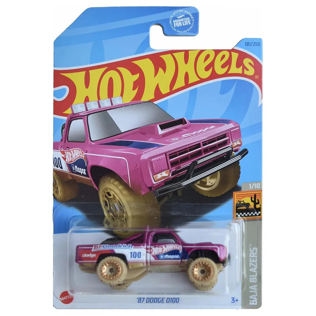 87 Dodge D100 - Baja Blazers 1/10 - Hot Wheels