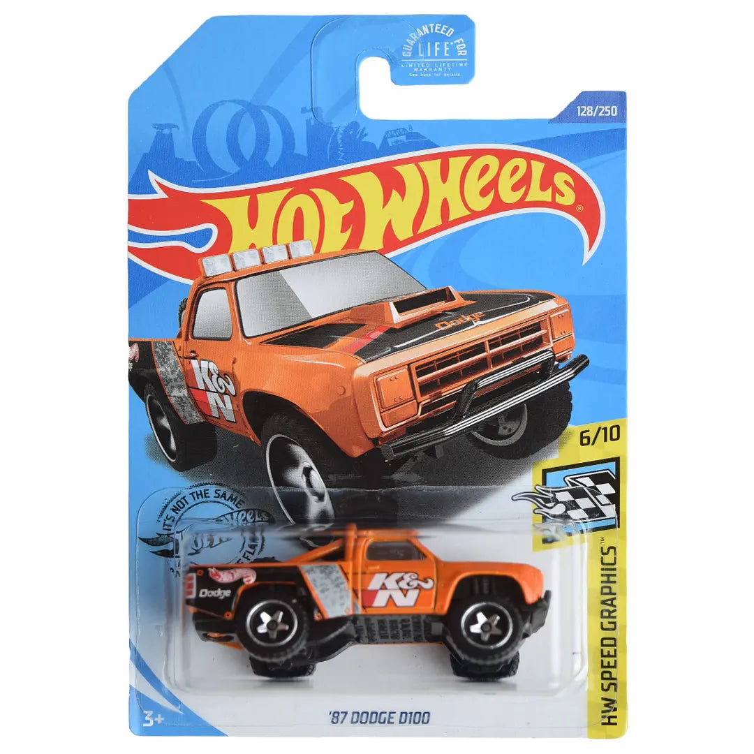 87 Dodge D100 - Speed Graphics 6/10 - Hot Wheels