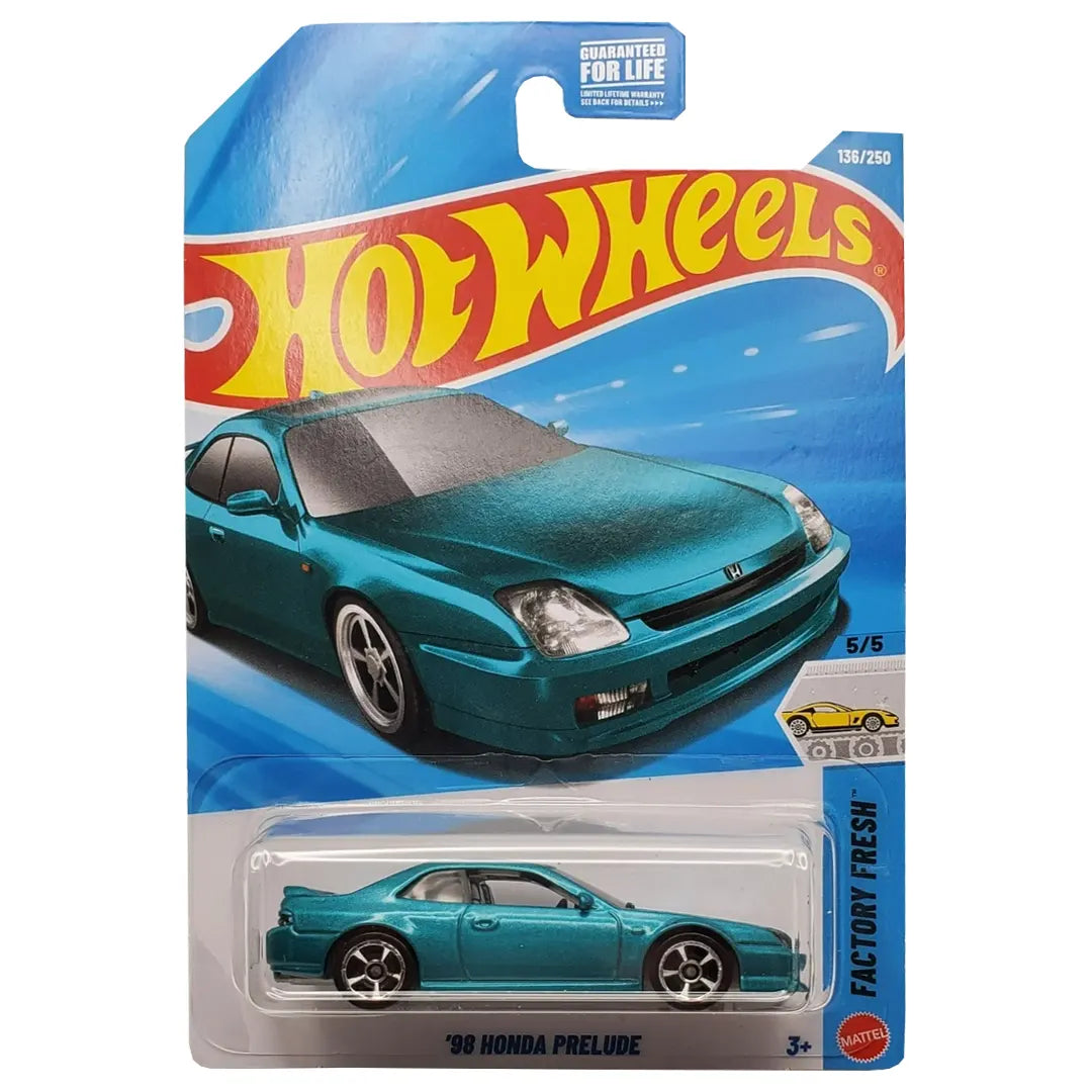 98 Honda Prelude - Factory Fresh 5/5 - Hot Wheels