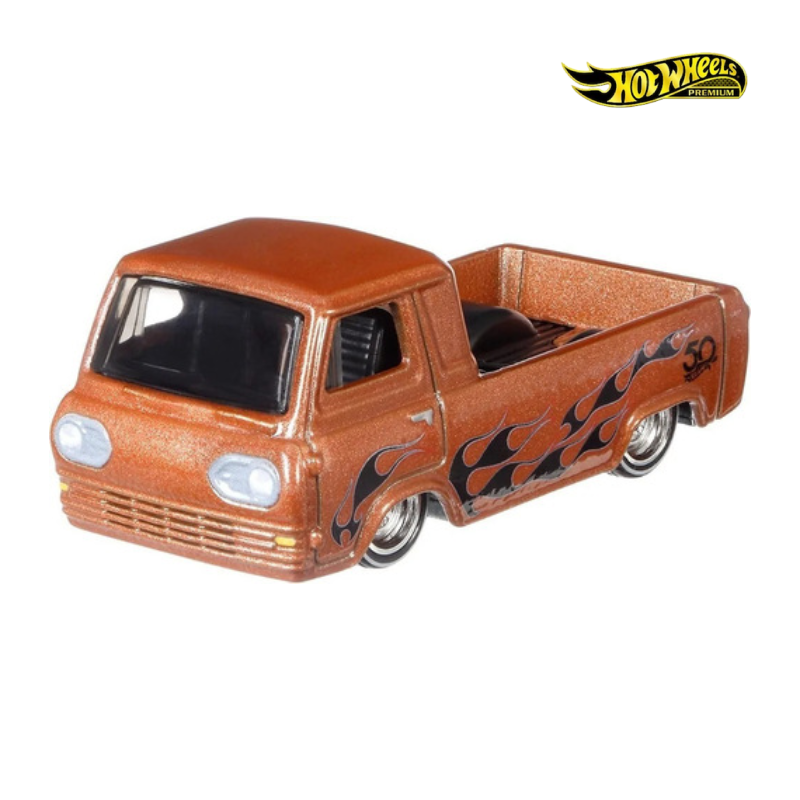 60s Ford Econoline Pickup - 50 Aniversario 3/10 - Hotwheels Premium - Autos sin Empaque