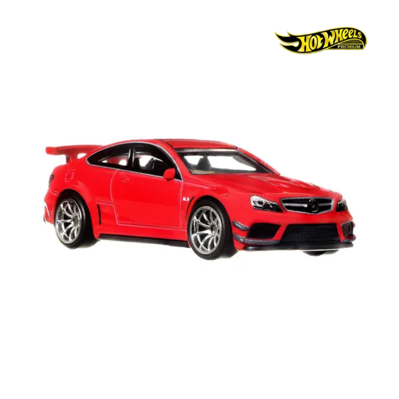 12 Mercedes Benz C63 Amg Coupe Black Series - Deutschland Design 4/5 - Hotwheels Premium - Autos sin Empaque