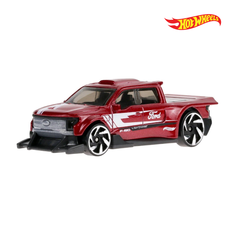 Ford F-150 Lightning Custom - Green Speed 5/10 - Hotwheels Básico - Autos sin Empaque