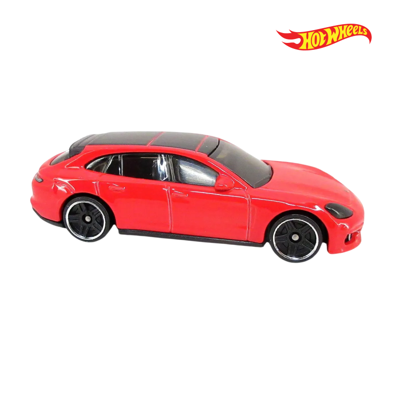 Porsche Panamera Turbo S E-Hybrid Sport Turismo - Green Speed 2/10 - Hotwheels Básico - Autos sin Empaque