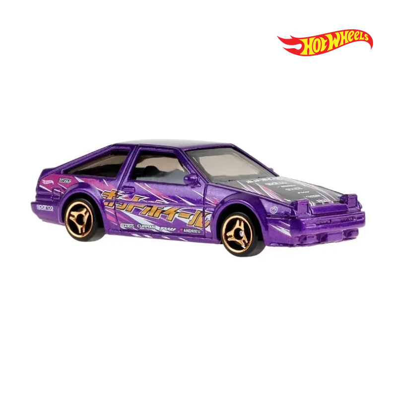 Toyota Ae86 Sprinter Trueno - J-Imports 9/10 - Hotwheels Básico - Autos sin Empaque