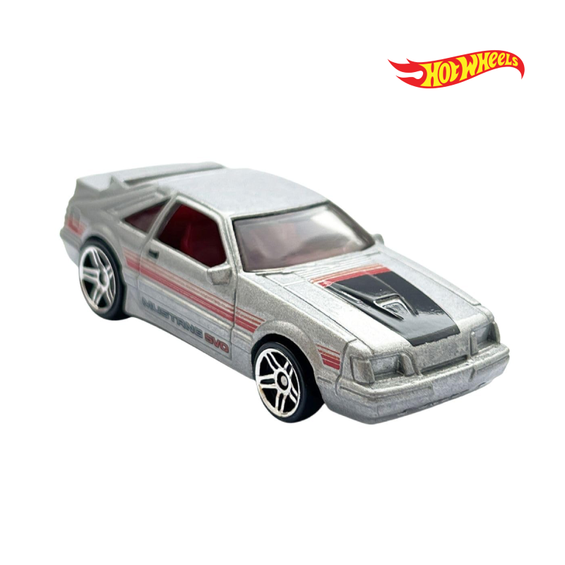 84 Mustang SVO - The 80s 2/10 - Hotwheels Básico - Autos sin Empaque