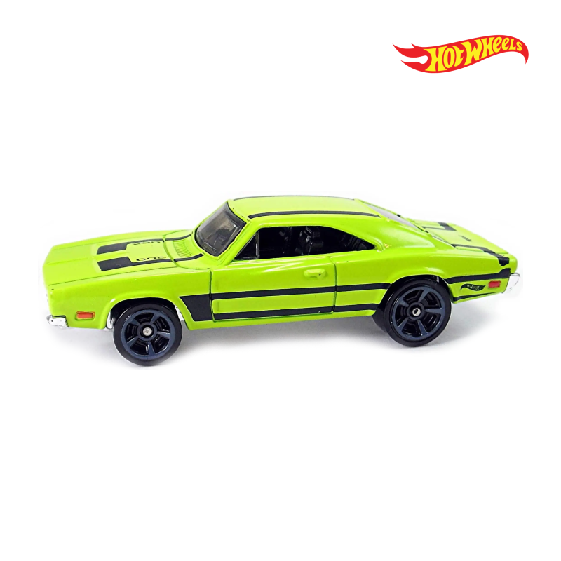 69 Dodge Charger 500 - Nightburnerz 4/10 - Hotwheels Básico - Autos sin Empaque