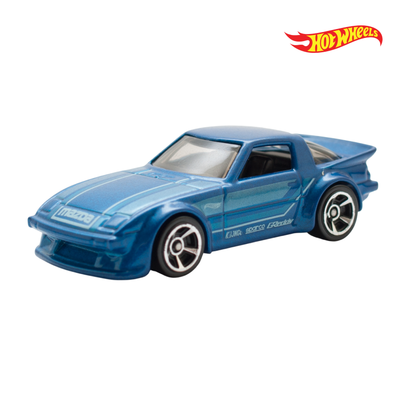 Mazda RX-7 - J-Imports 1/10 - Hotwheels Básico - Autos sin Empaque