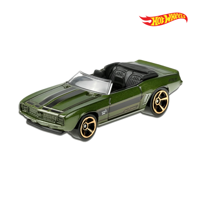 69 Camaro - Roadsters 3/5 - Hotwheels Básico - Autos sin Empaque
