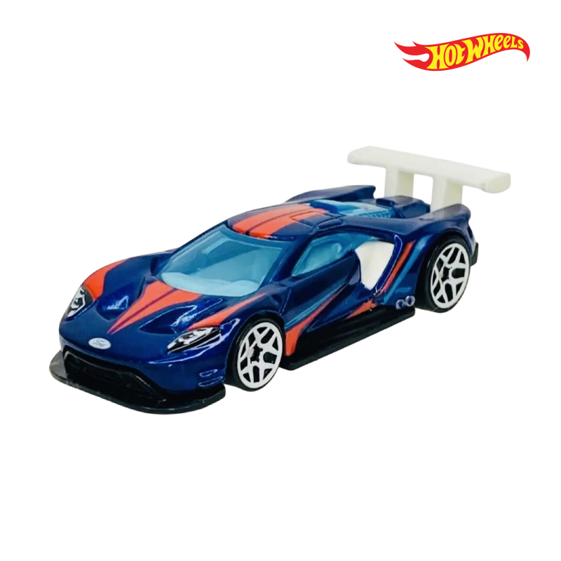 2016 Ford GT Race - 5-Pack Motor Show - Hotwheels Básico - Autos sin Empaque
