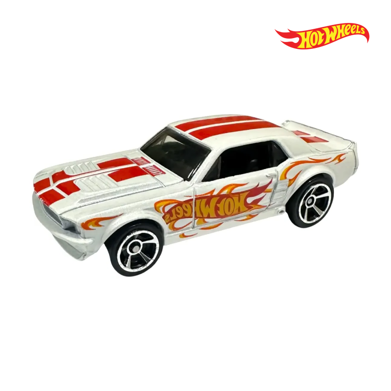 67 Ford Mustang Coupe - Then and Now 1/10 - Hotwheels Básico - Autos sin Empaque