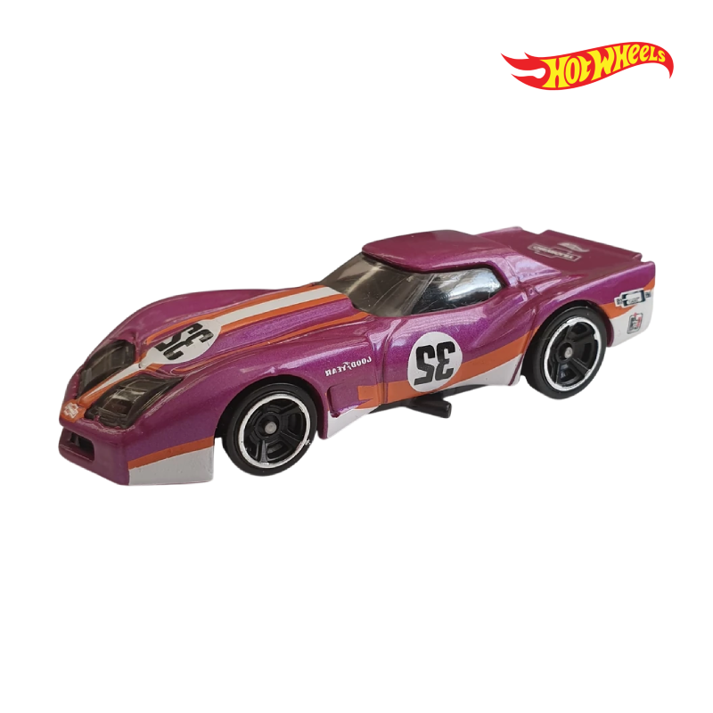 76 Greenwood Corvette - Modified 2/10 - Dream Garage 5/5 - Hotwheels Básico - Autos sin Empaque