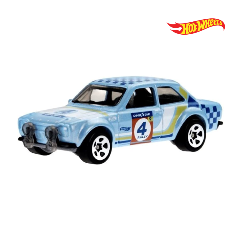 70 Ford Escort RS1600 - Rally Champs 5/5 - Hotwheels Básico - Autos sin Empaque