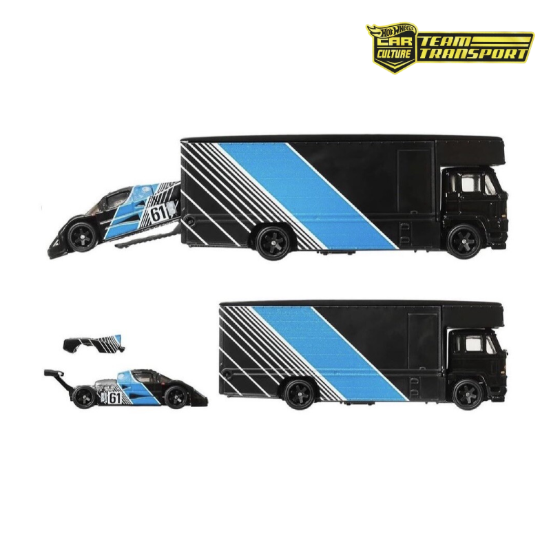 Sauber Mercedes C9 y Fleet Street - Team Transport 3/3 - Hotwheels Premium - Autos sin Empaque