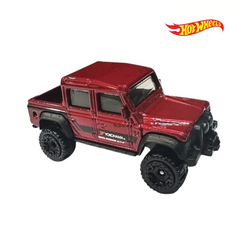 15 Land Rover Defender Double Cab - Dirt 10/10 - Hotwheels Básico - Autos sin Empaque