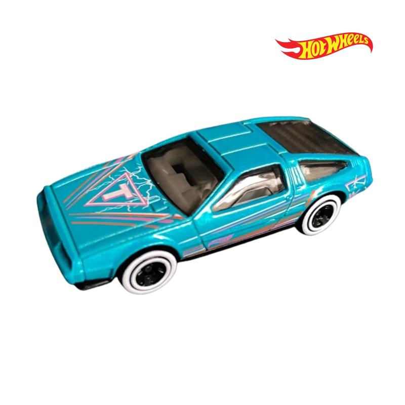 DMC Delorean - Art Cars 5/10 - Hotwheels Básico - Autos sin Empaque
