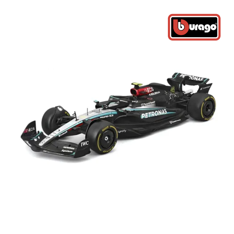 Mercedes W15 2024 #44 Lewis Hamilton - F1 Race - Burago - Autos sin Empaque