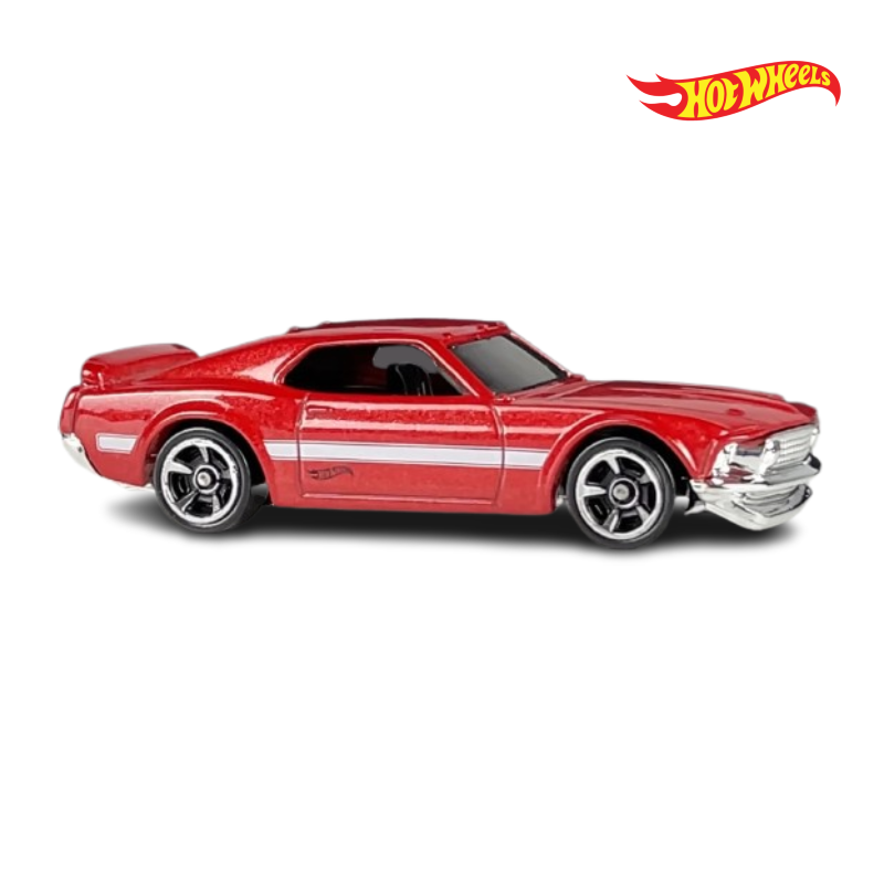 69 Ford Mustang Boss 302 - 5-Pack Ford Mustang - Hotwheels Básico - Autos sin Empaque