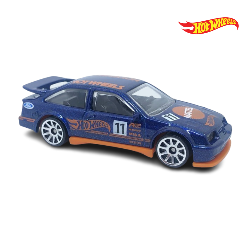 87 Ford Sierra Cosworth - Retro Racers 1/10 - Hotwheels Básico - Autos sin Empaque
