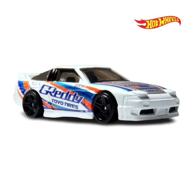 96 Nissan 180SX Type X - Speed Graphics 1/10 - Hotwheels Básico - Autos sin Empaque