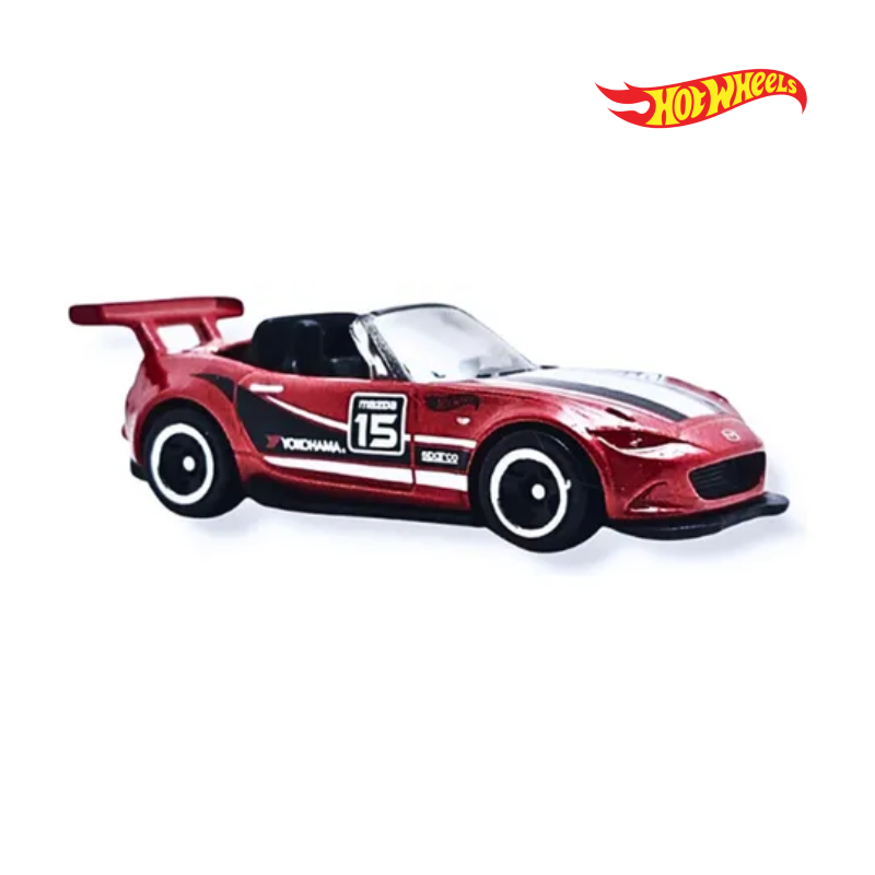 15 Mazda MX-5 Miata - Compact Kings 2/10 - Hotwheels Básico - Autos sin Empaque