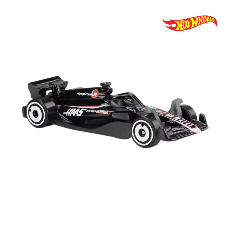 MoneyGram Haas F1 Team - 5-Pack Formula 1 2024 - Hotwheels Básico - Autos sin Empaque