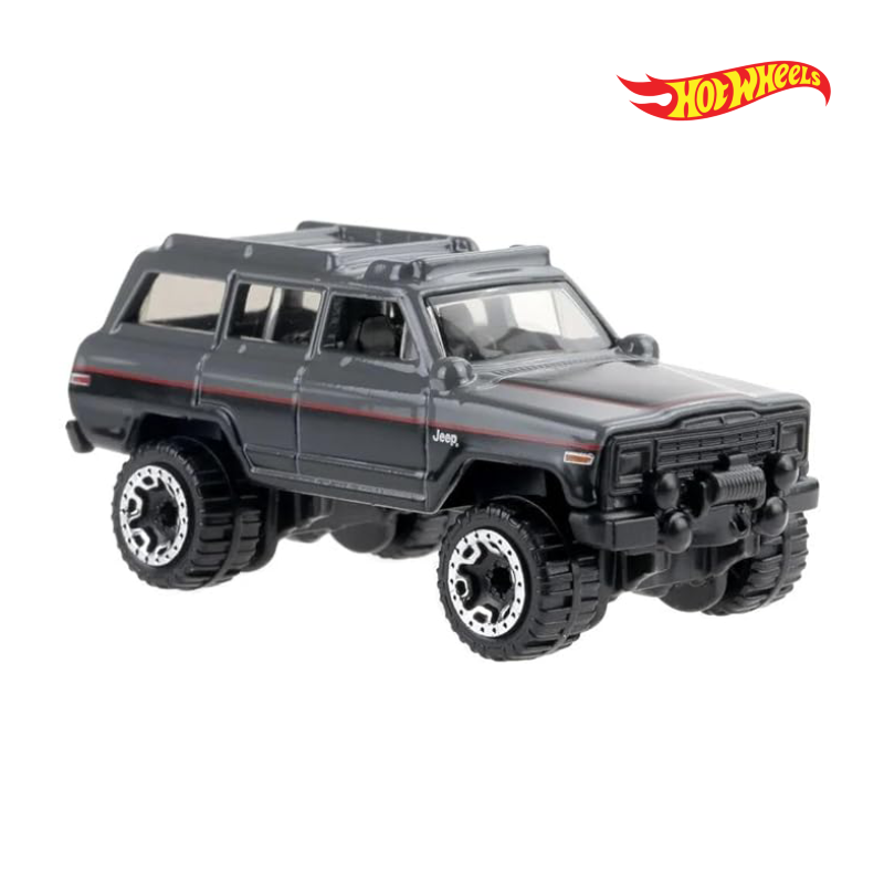 1988 Jeep Wagoneer - The 80s 5/10 - Hotwheels Básico - Autos sin Empaque