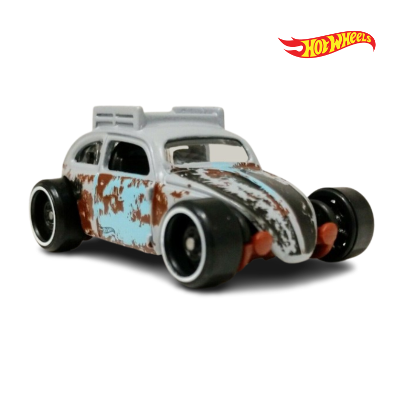 Custom Volkswagen Beetle - Volkswagen 8/10 - Hotwheels Básico - Autos sin Empaque