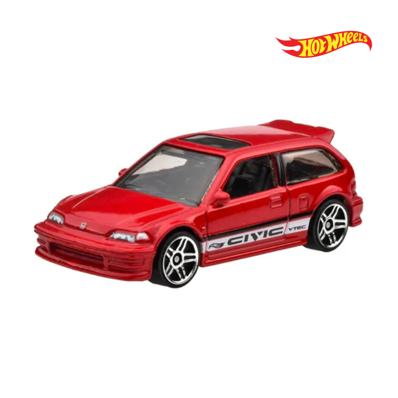 90 Honda Civic Ef - J-Imports 7/10 - Hotwheels Básico - Autos sin Empaque