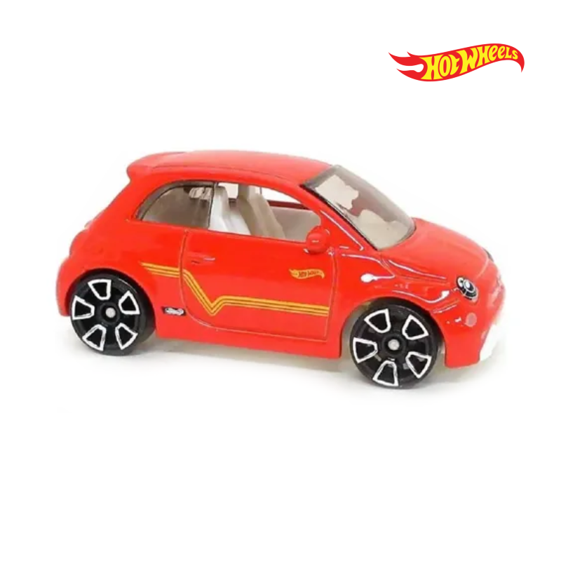 Fiat 500e - Green Speed 8/10 - Hotwheels Básico - Autos sin Empaque