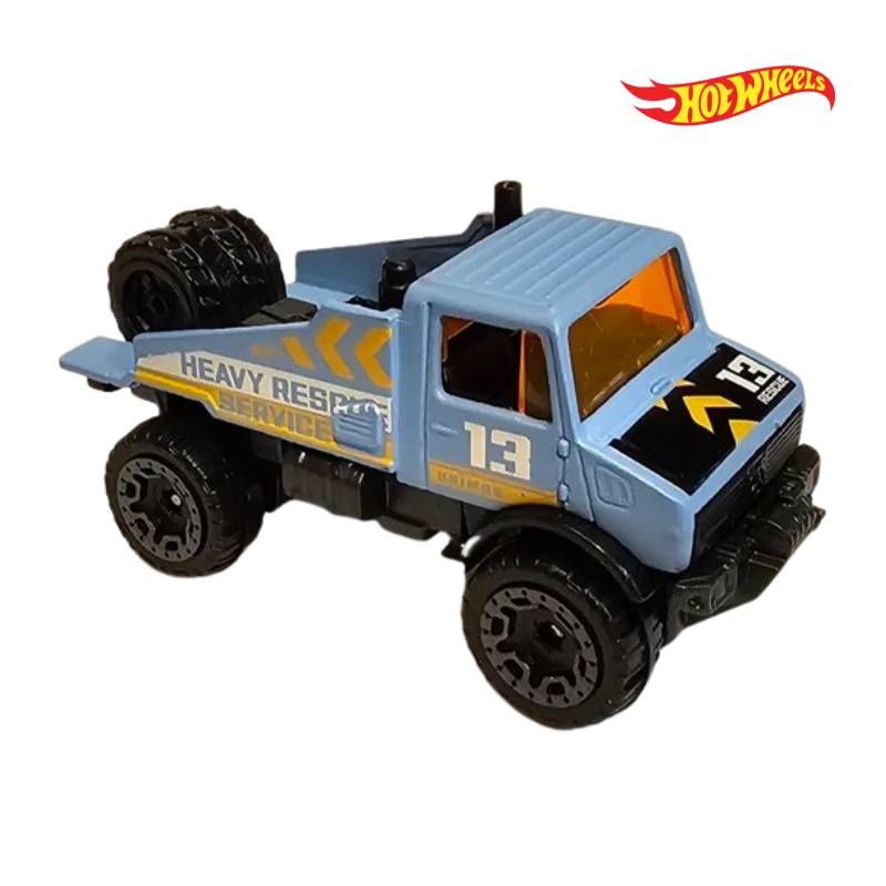 Mercedes Benz Unimog 1300L - Haulers 4/5 - Hotwheels Básico - Autos sin Empaque